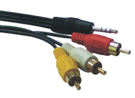 3.5 Stereo Plug / 3 x RCA Plug