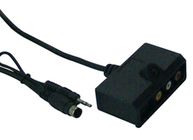 3 x RCA Jack + Mini Din 4Pin Jack/ Mini Din 8Pin Male + 3.5 Stereo Plug