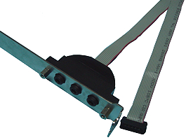 AUTO CABLE( JACKx3 TO IDC 10P [K)