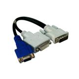 DVI (24+1) Male / DVI (24+1) Female + HDMI 15Pin Female