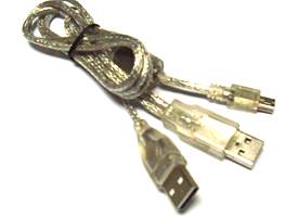 USB A Type Male TO USB A Type Male+ Mini USB 5P MALE