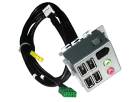 4 x USB A Type Female + DC Jack / Housing