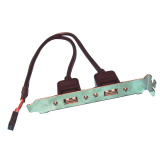 USB A Type Femalex2 TO DP2.54 2x5P HSG